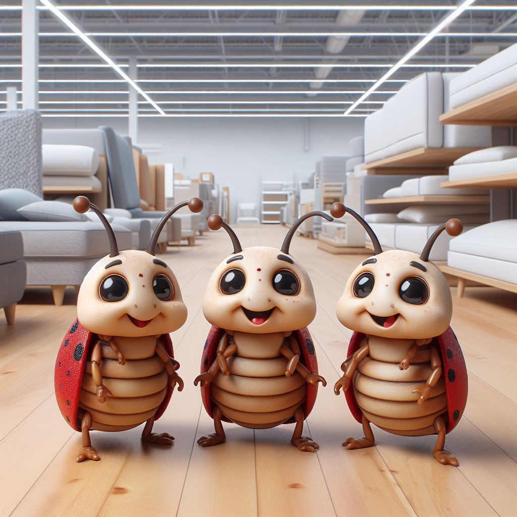 pui de ploșnițe la grădiniță în raionul de mobilă