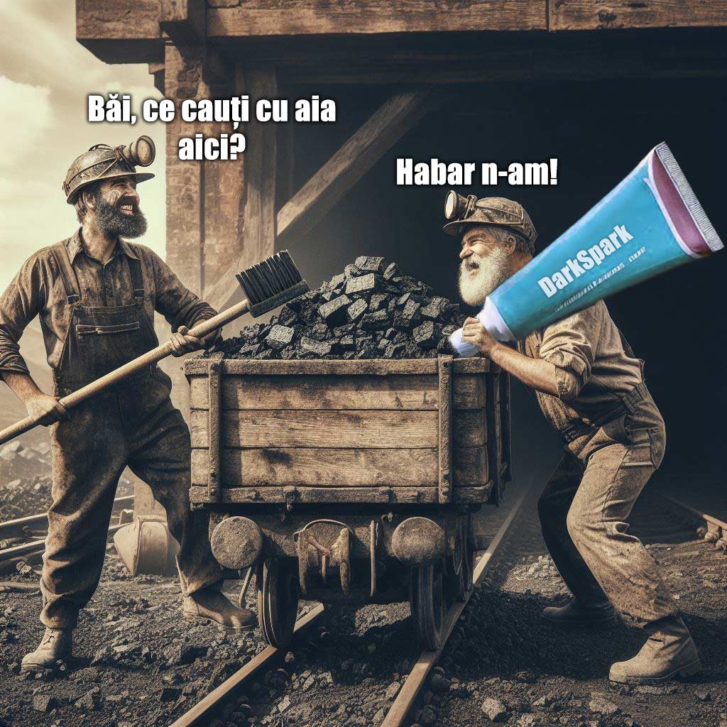 Pasta de dinți cu cărbune face orice, dar nu și sens