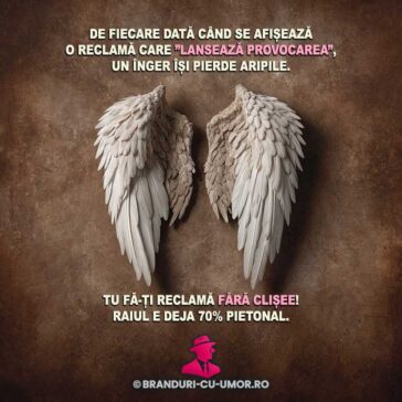 branduri cu umor Advertozaurul-Aripi-înger--lansează-provocarea meme advertising